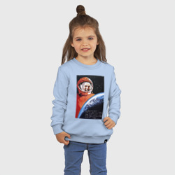 Детский свитшот хлопок Гагарин космос - фото 2