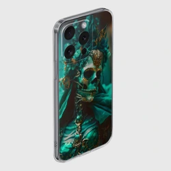 Чехол для iPhone 15 Pro силиконовый с защитой камеры Праздник мертвых - фото 2