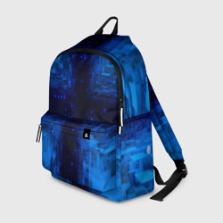 Рюкзак 3D Тёмно-синие множества фигур