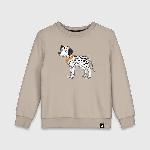 Детский свитшот хлопок Dalmatian, цвет миндальный