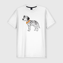 Мужская футболка хлопок Slim Dalmatian