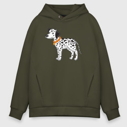 Мужское худи Oversize хлопок Dalmatian