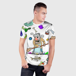 Мужская футболка 3D Slim Дворничек - фото 2