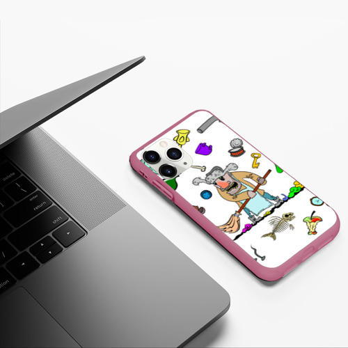 Чехол для iPhone 11 Pro матовый с принтом Дворничек, фото #5