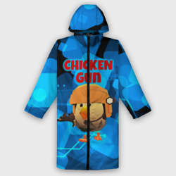 Мужской дождевик 3D Chicken Gun с автоматом