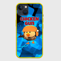 Чехол для iPhone 14 Chicken Gun с автоматом
