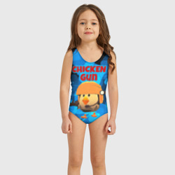 Детский купальник 3D Chicken Gun с автоматом