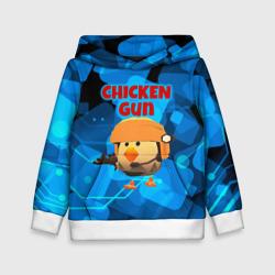 Детская толстовка 3D Chicken Gun с автоматом