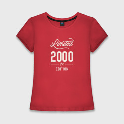 Женская футболка хлопок Slim 2000 ограниченный выпуск