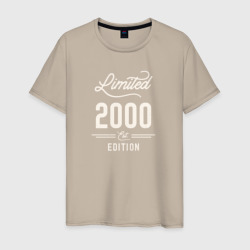 2000 ограниченный выпуск – Мужская футболка хлопок с принтом купить со скидкой в -20%