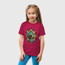 Детская футболка хлопок Этнический ромб - фото 2
