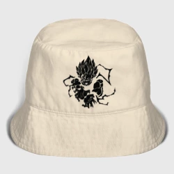 Детская панама хлопок Монохромный Гоку в режиме саяна Dragon ball