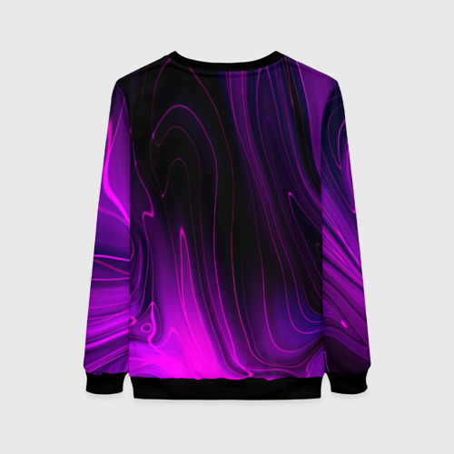 Женский свитшот 3D Arctic Monkeys violet plasma, цвет 3D печать - фото 2