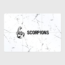 Магнитный плакат 3Х2 Scorpions glitch на светлом фоне: надпись и символ
