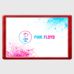 Магнит 45*70 Pink Floyd neon gradient style: надпись и символ