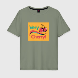 Мужская футболка хлопок Oversize Very Cherry