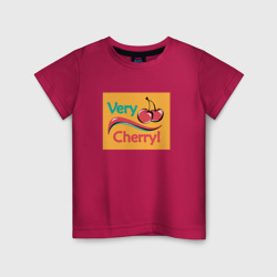 Детская футболка хлопок Very Cherry