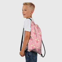 Рюкзак-мешок 3D Любовный паттерн с фламинго - фото 2