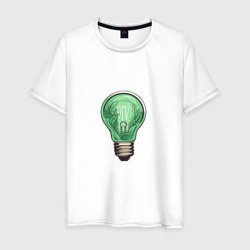 Мужская футболка хлопок Зелёная энергия ЛП