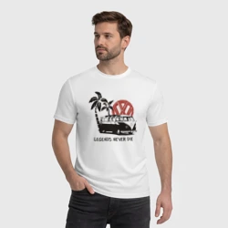 Мужская футболка хлопок Легенды никогда не умирают - фото 2
