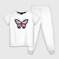 Детская пижама хлопок Британия бабочка