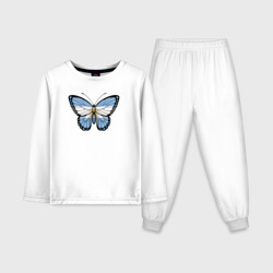 Детская пижама с лонгсливом хлопок Аргентина бабочка