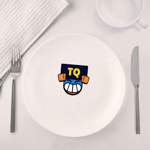Набор: тарелка + кружка Значок болельщика TQ Brawl Stars - фото 4