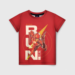 Детская футболка 3D The Flash run
