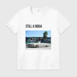 Мужская футболка хлопок Still a nigga