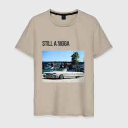 Мужская футболка хлопок Still a nigga