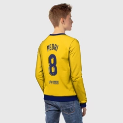 Детский свитшот 3D Педри Барселона форма 22-23 третья - фото 2