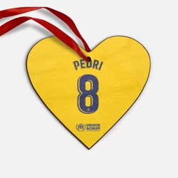 Деревянная игрушка Сердце Педри Барселона форма 22-23 третья