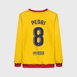 Женский свитшот 3D Педри Барселона форма 22-23 третья