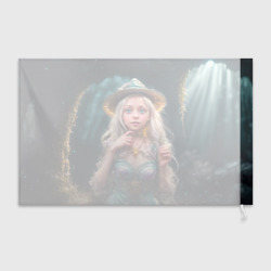 Флаг 3D Девушка ведьма в пещере - фото 2