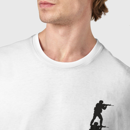 Мужская футболка хлопок CS evolution, цвет белый - фото 6
