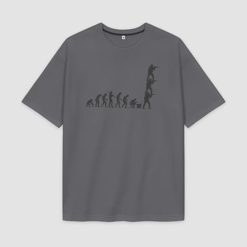 Мужская футболка Oversize хлопок premium CS evolution