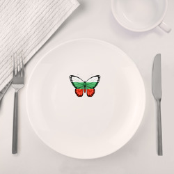 Набор: тарелка + кружка Болгария бабочка - фото 2