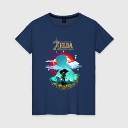Женская футболка хлопок The Legend of Zelda - Link