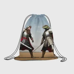 Рюкзак-мешок 3D Древний Рус против Ящера