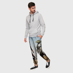 Мужские брюки 3D Древний Рус против Ящера - фото 2