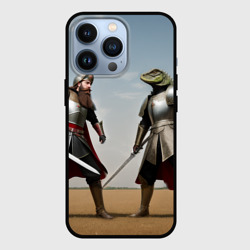 Чехол для iPhone 13 Pro Древний Рус против Ящера