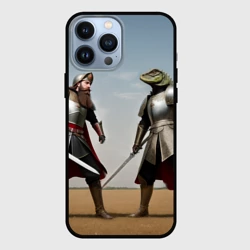 Чехол для iPhone 13 Pro Max Древний Рус против Ящера