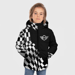 Зимняя куртка для мальчиков 3D Mini racing flag - фото 2