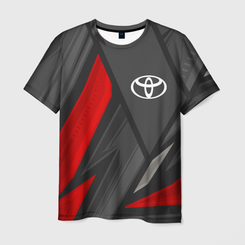 Мужская футболка 3D Toyota sports racing, цвет 3D печать