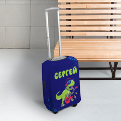 Чехол для чемодана 3D Сергей рокозавр - фото 2