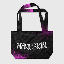 Пляжная сумка 3D Maneskin rock Legends: надпись и символ