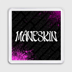 Магнит 55*55 Maneskin rock Legends: надпись и символ