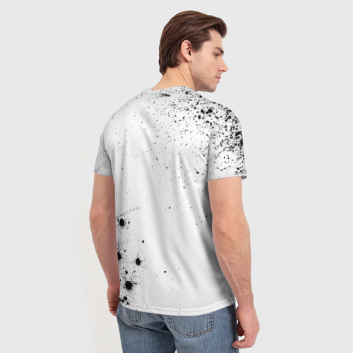 Мужская футболка 3D Thousand Foot Krutch и рок символ на светлом фоне, цвет 3D печать - фото 4
