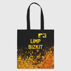 Шоппер 3D Limp Bizkit - gold gradient: символ сверху