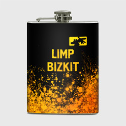 Фляга Limp Bizkit - gold gradient: символ сверху